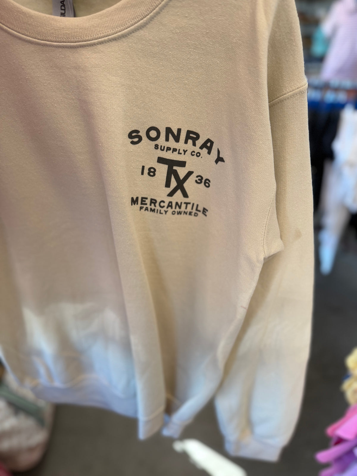Sonray Mercantile TX Sand Sweatshirt