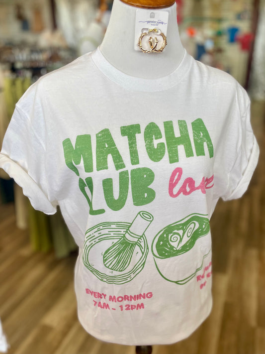 Matcha Club Oversized Tee