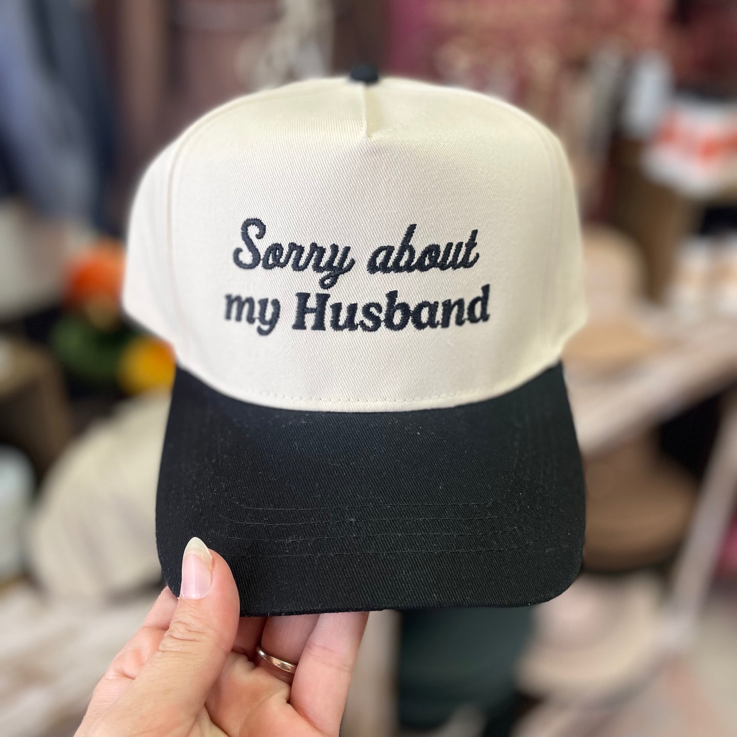 Sorry About My Husband Black Hat