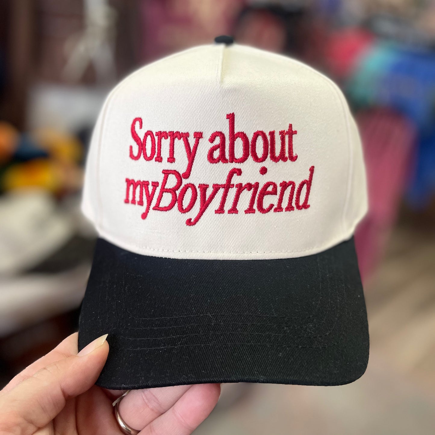 Sorry About My Boyfriend Black Hat