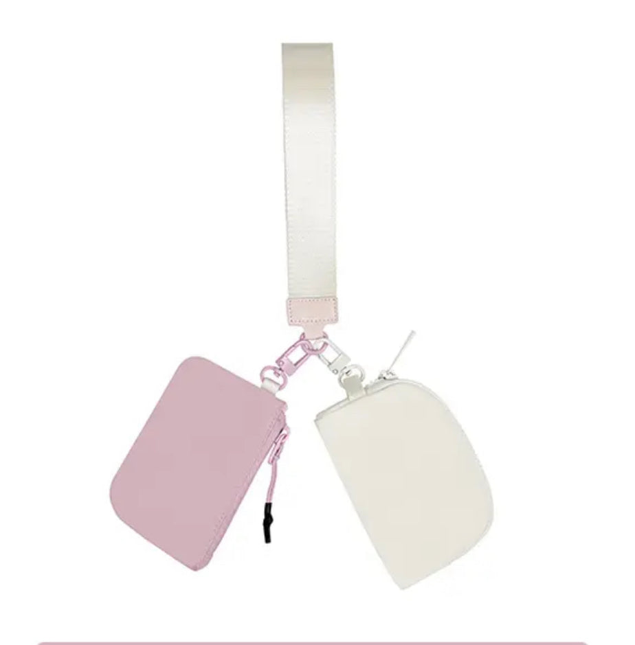 Double Coin Pouch Wristlet