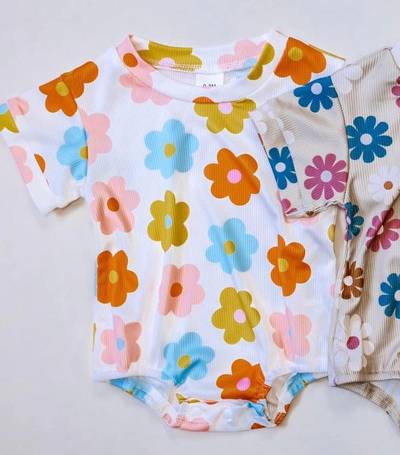 Baby Girls Mod Floral Onesie