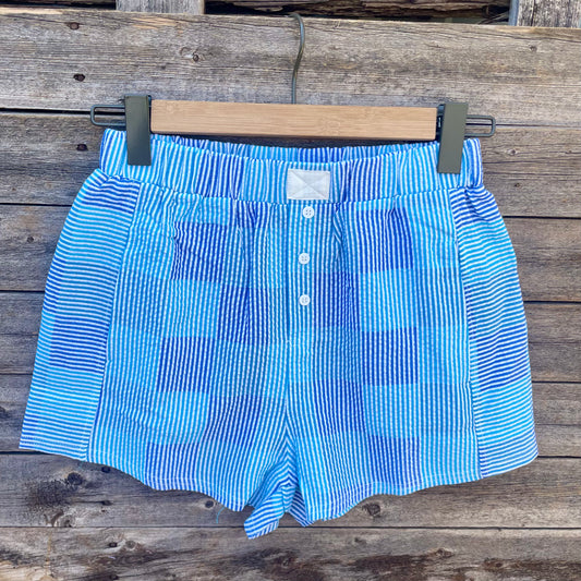 Falan Checkered Striped Boxer Shorts