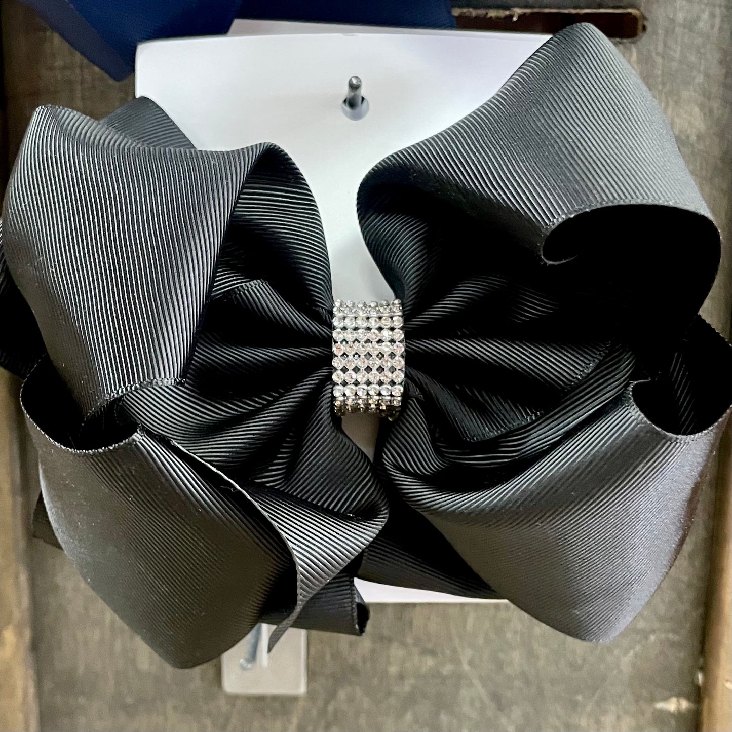 Rhinestone Solid Bows