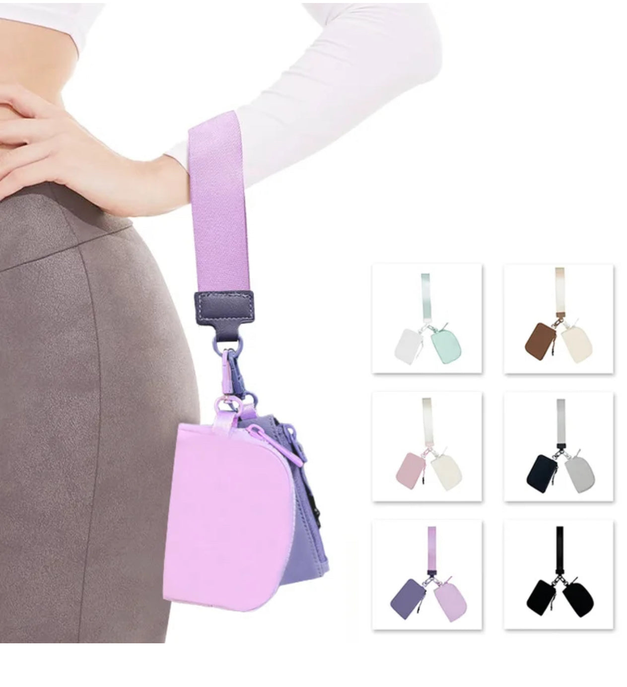 Double Coin Pouch Wristlet
