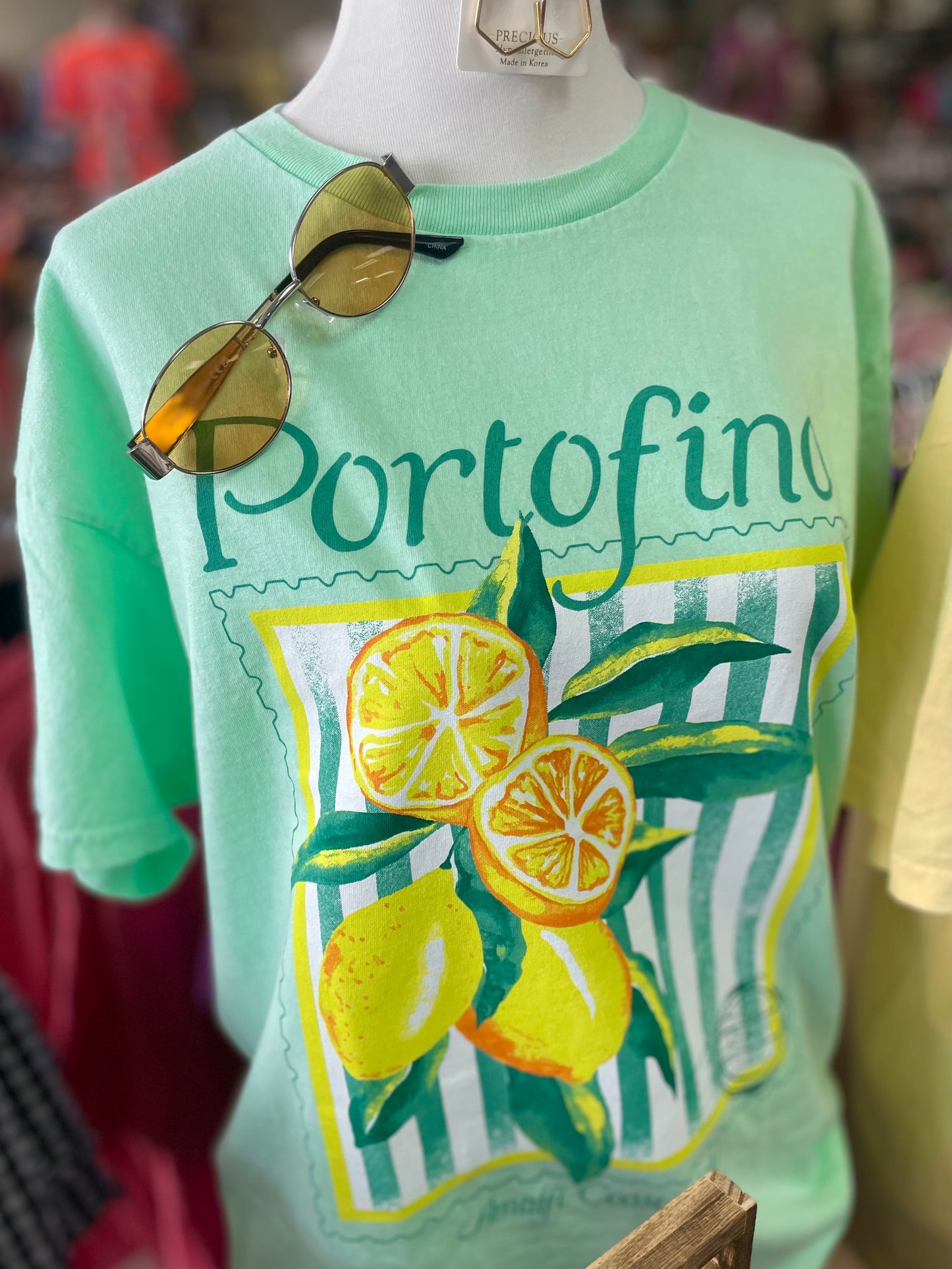 Portofino Lemons Oversized Tee