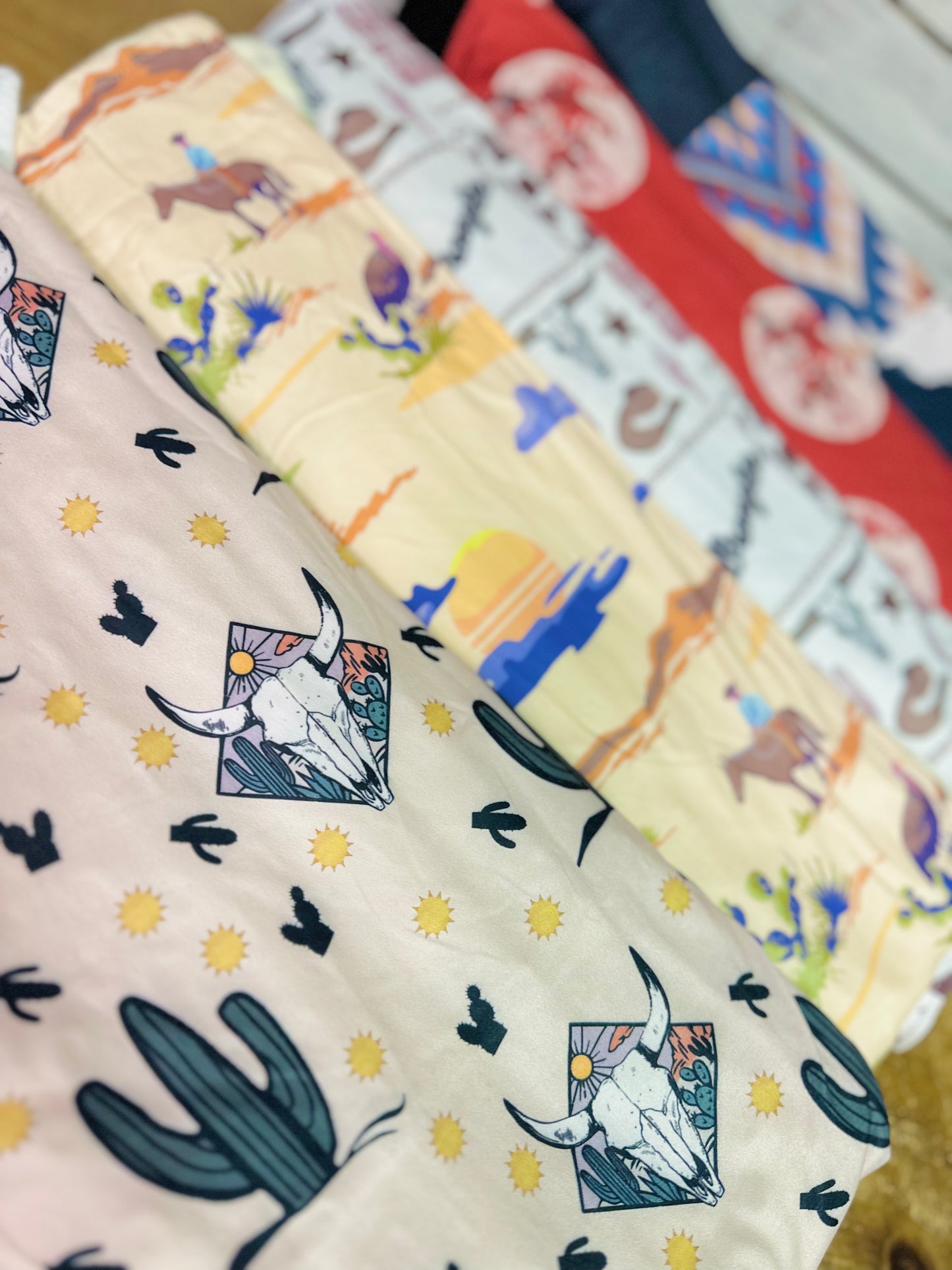 Baby Boy Western Minky Blanket