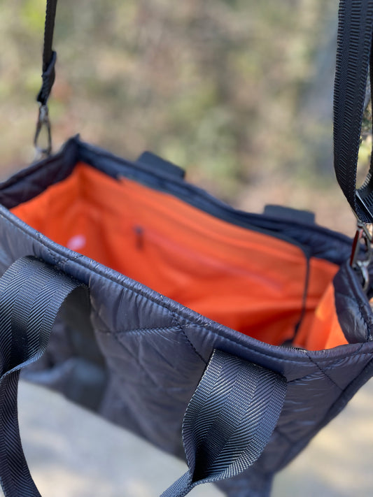 Danica Quilted Tote Crossbody Bag