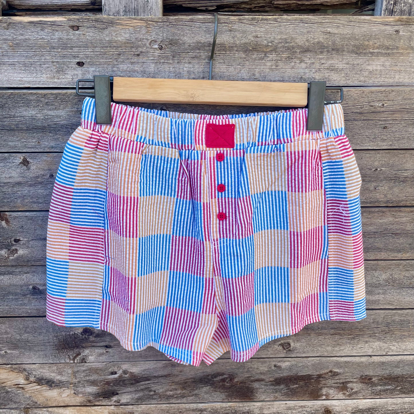 Falan Checkered Striped Boxer Shorts