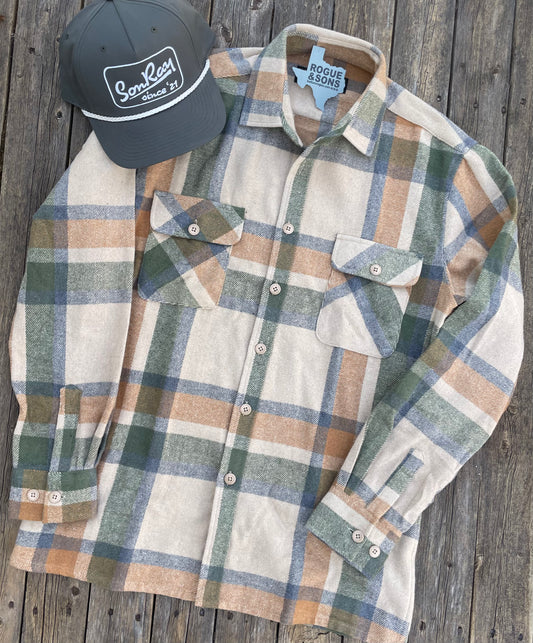 Mens Flannel Buttondown