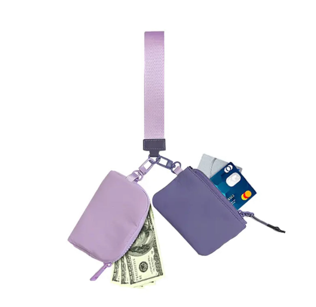 Double Coin Pouch Wristlet