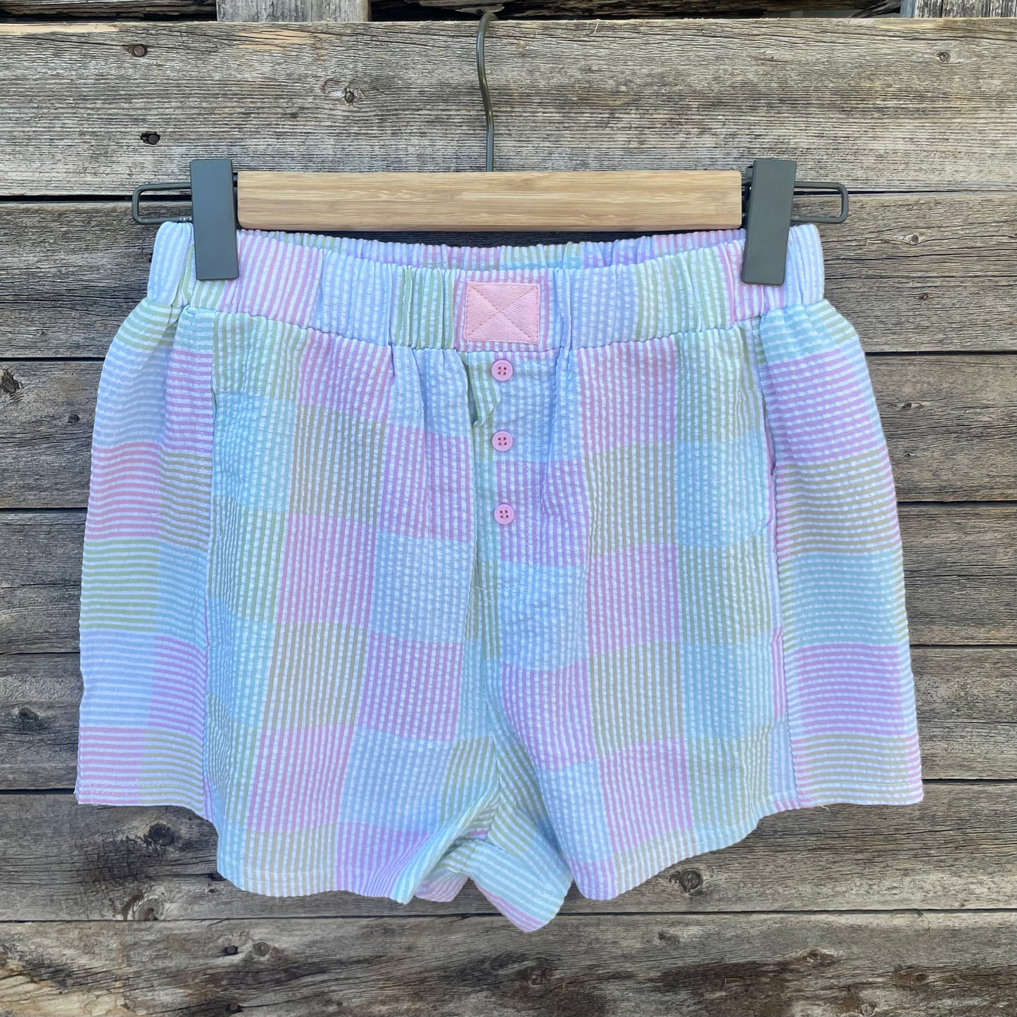 Falan Checkered Striped Boxer Shorts