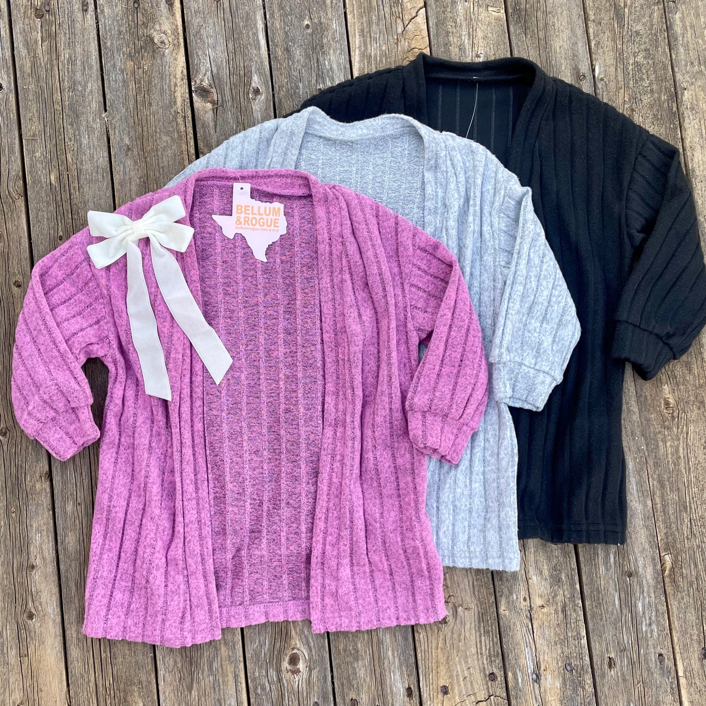 **SALE!** Toddler Girls Ribbed Cardigan