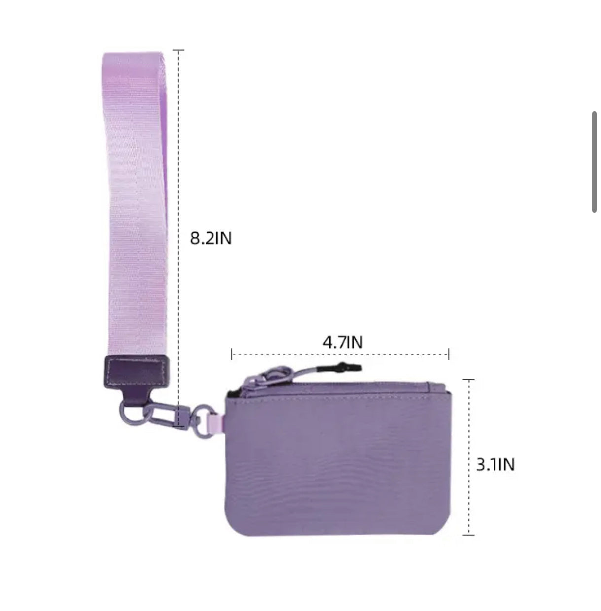 Double Coin Pouch Wristlet