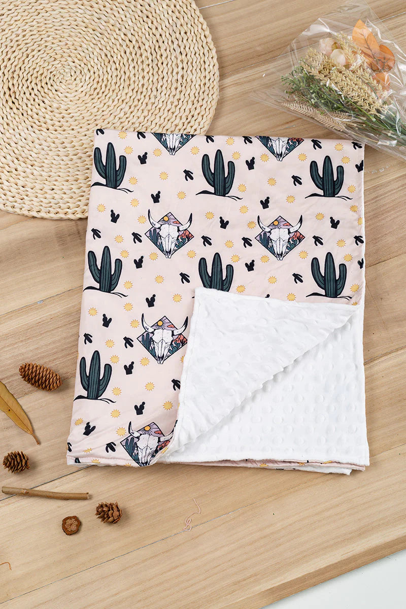 Baby Boy Western Minky Blanket