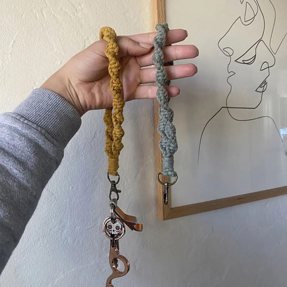 Braided Wristlet Keychain