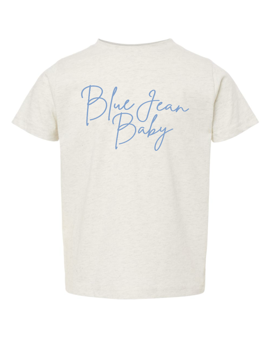 Girls Blue Jean Baby Tee
