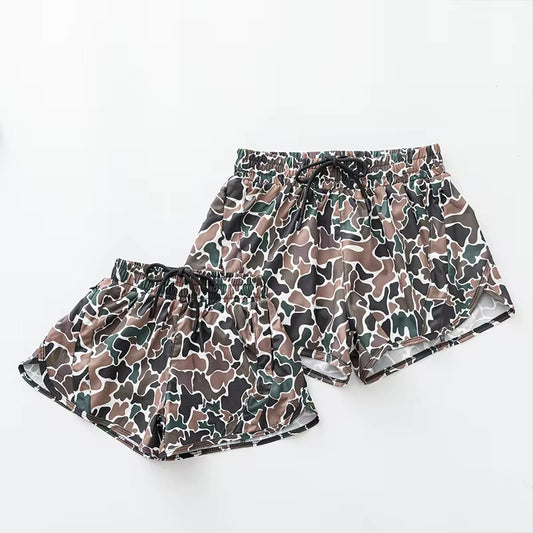 Womens Sloane Printed Athletic Shorts