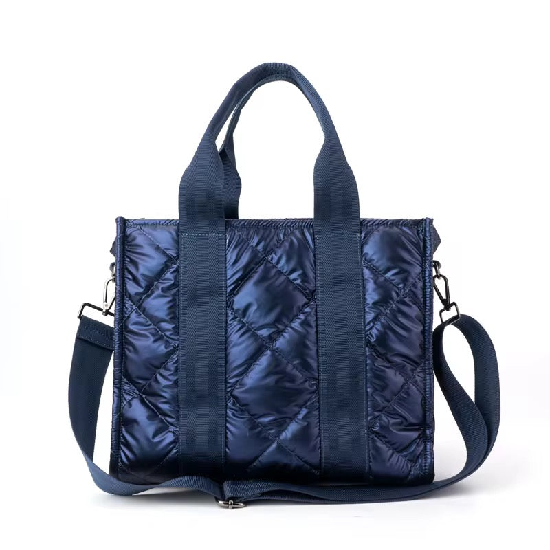 Danica Quilted Tote Crossbody Bag