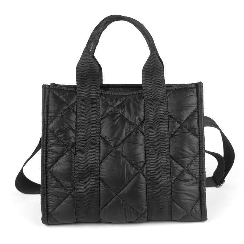 Danica Quilted Tote Crossbody Bag