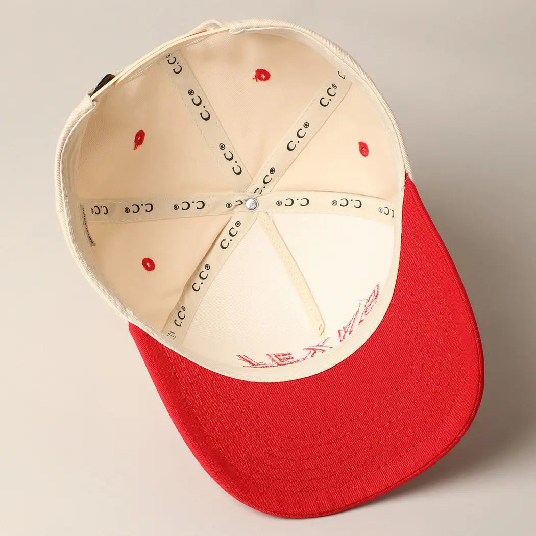 Texas Upside Down Embroidered Hat