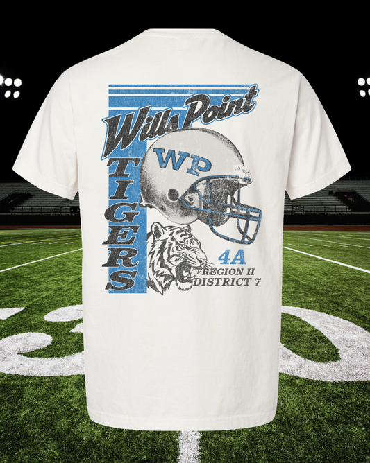 Retro Mascot Wills Point Tigers Tee