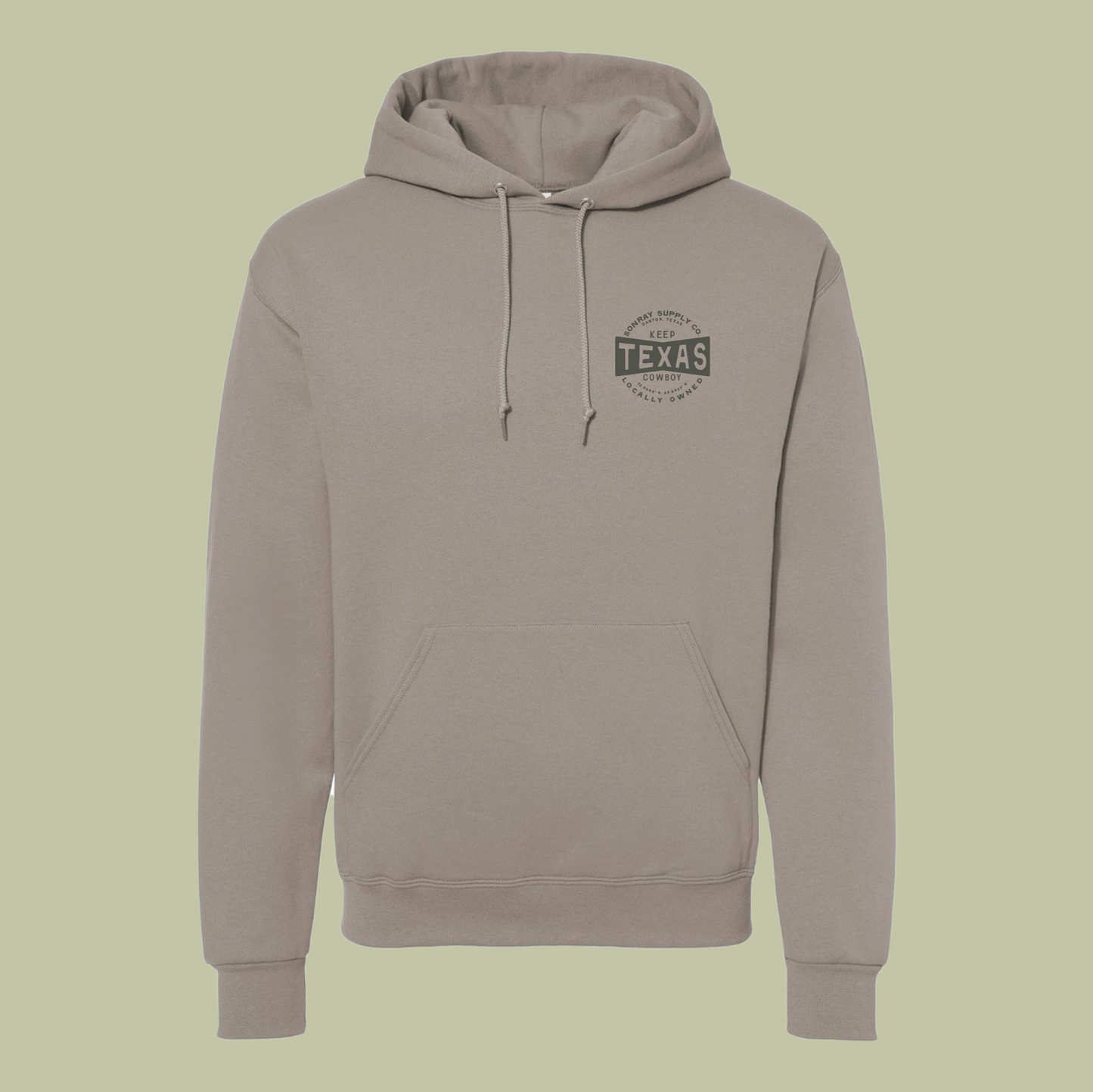 Sonray Keep Texas Cowboy Rock Grey Hoodie