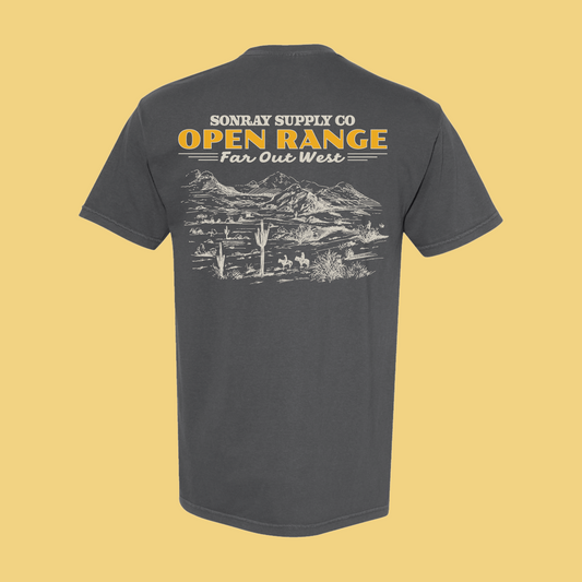 Sonray Open Range Charcoal Tee