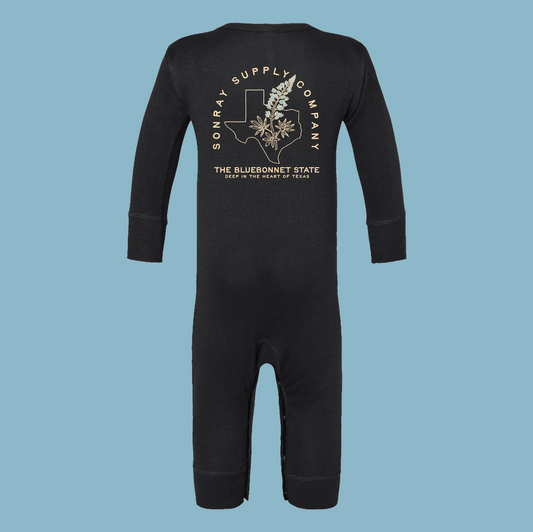 Sonray Bluebonnet Black Baby Jumper