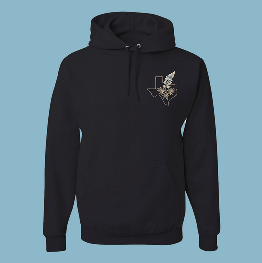Sonray Black Bluebonnet Hoodie
