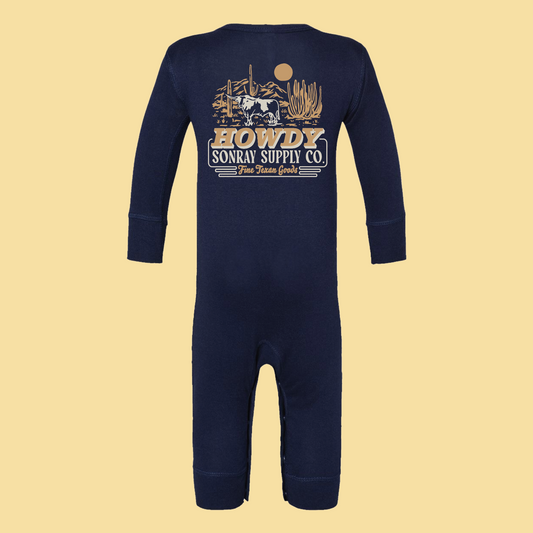 Sonray Howdy Blue Baby Jumper