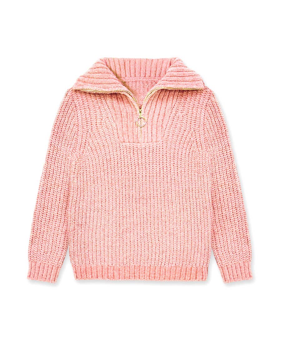 Girls Lurex Chenille Pullover