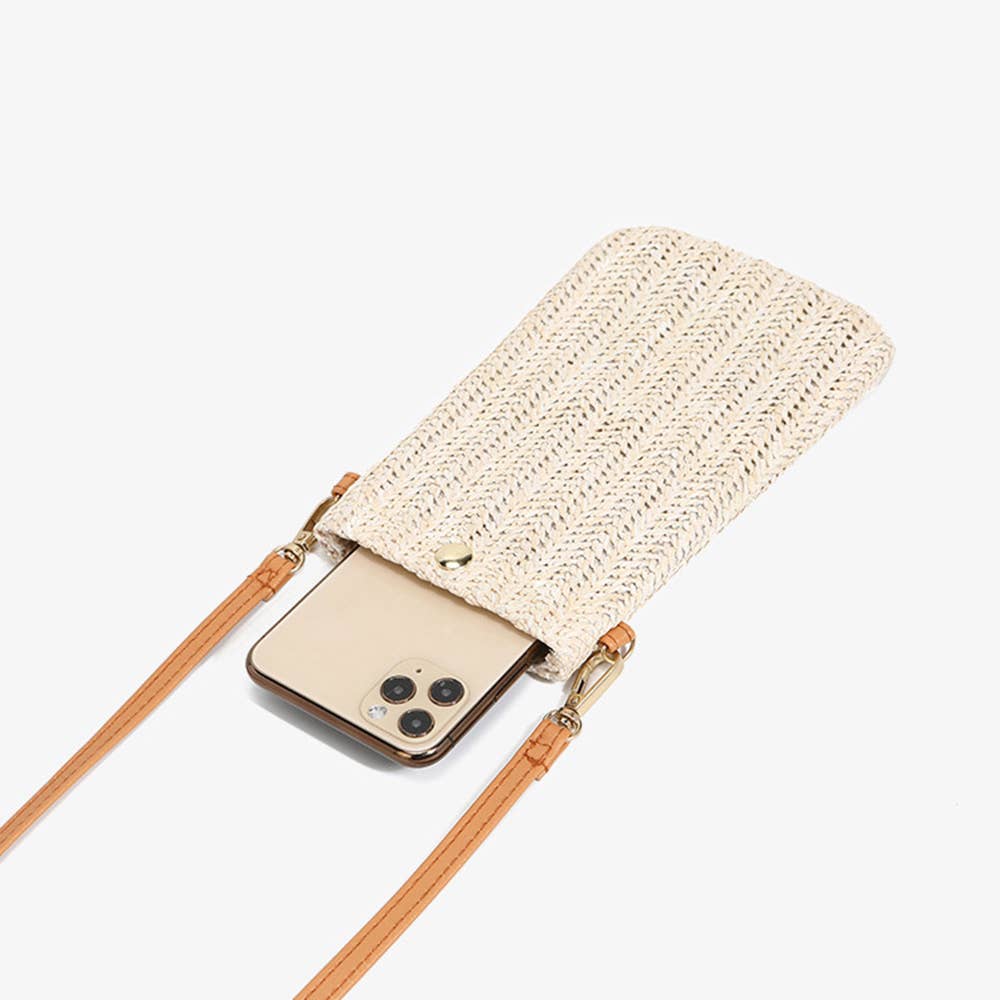 Straw Phone Satchel