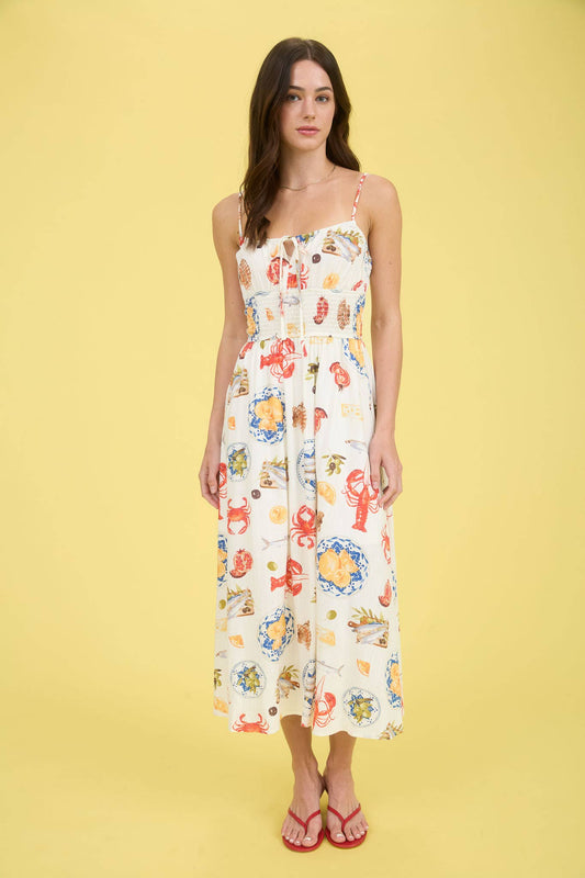 Romy Seaside Lunch Midi Dress