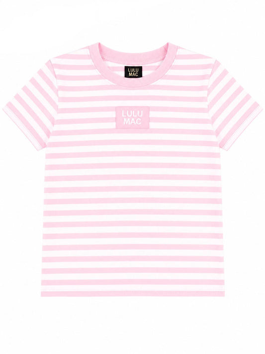 Girls Lulu Mac OG Striped Baby Tee
