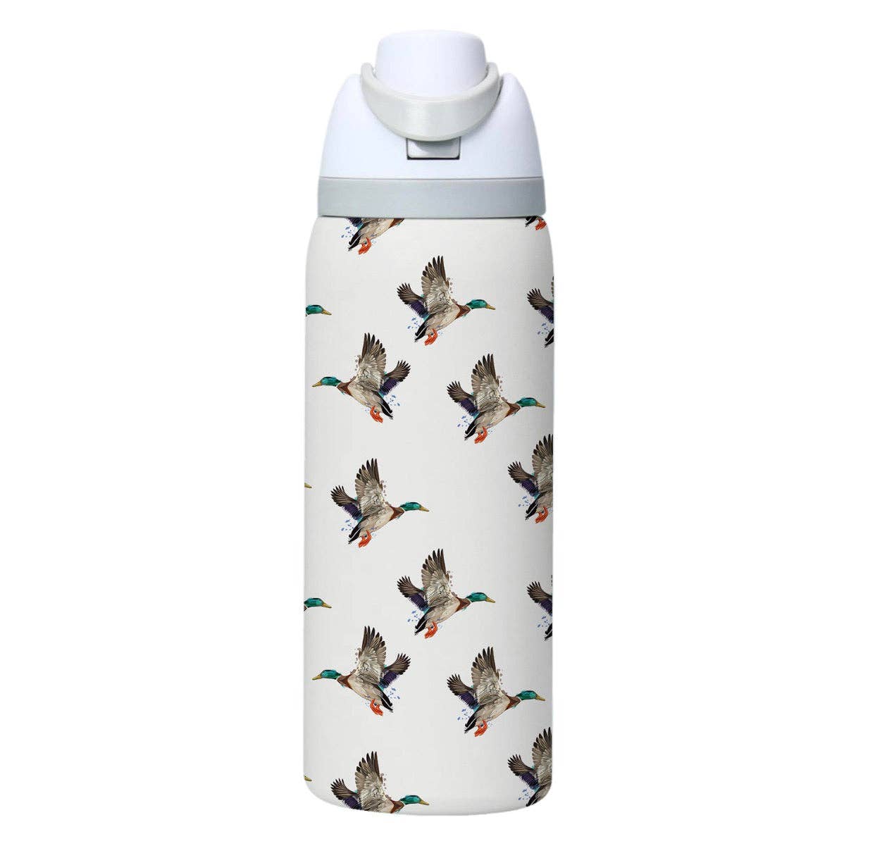 Flying Mallard Stainless Steel Water Ivory Bottle