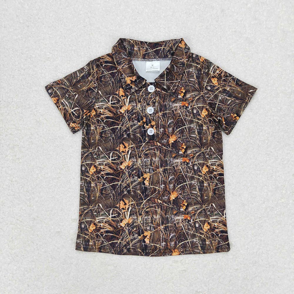 Boys Realtree Camo Polo