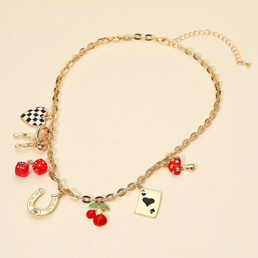 Charlee Casino Charm Necklace