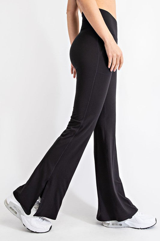 Butter V Waist Flared Pant
