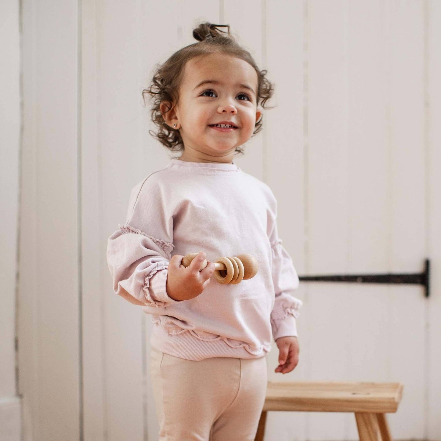 Burt's Bees Girls Solid Sweatshirt Set