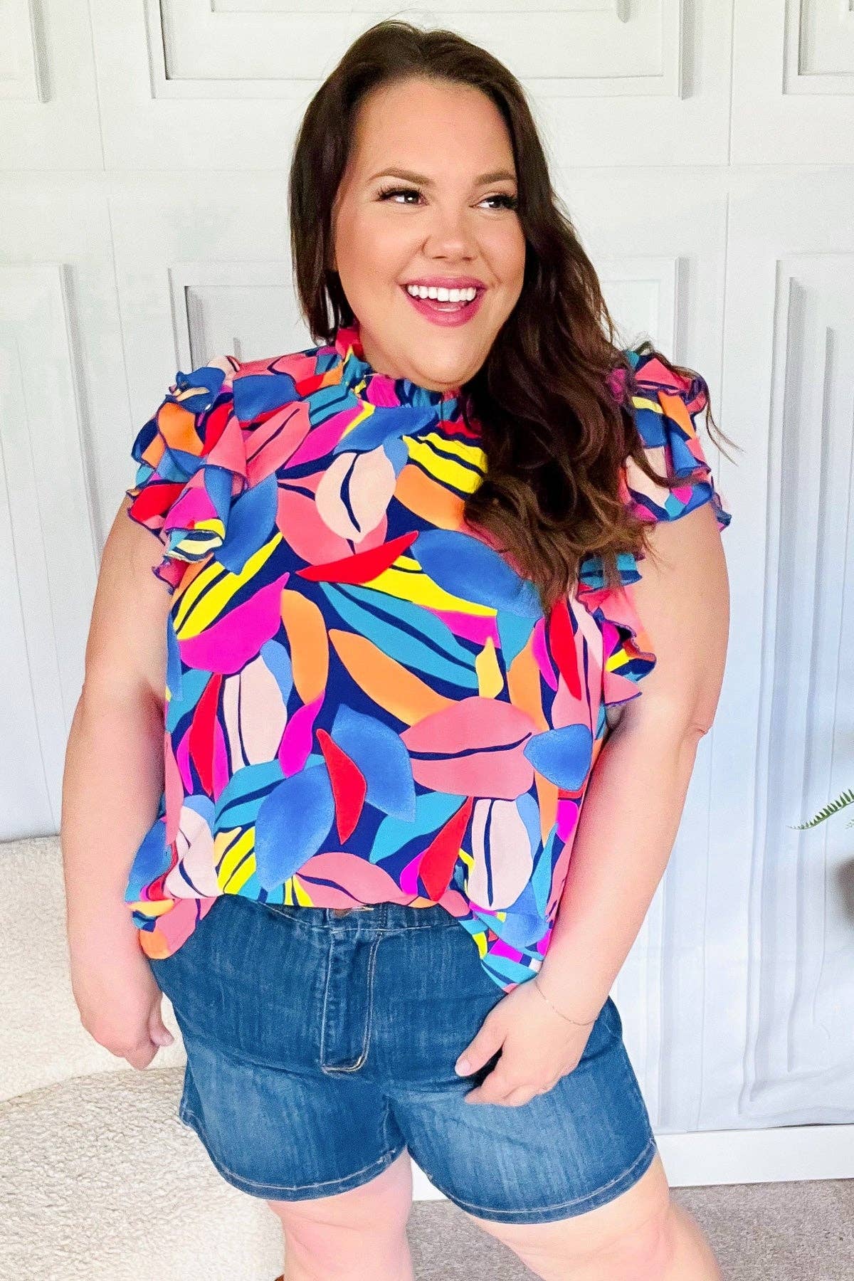 **SALE!** Oasis Ruffle Sleeve Top