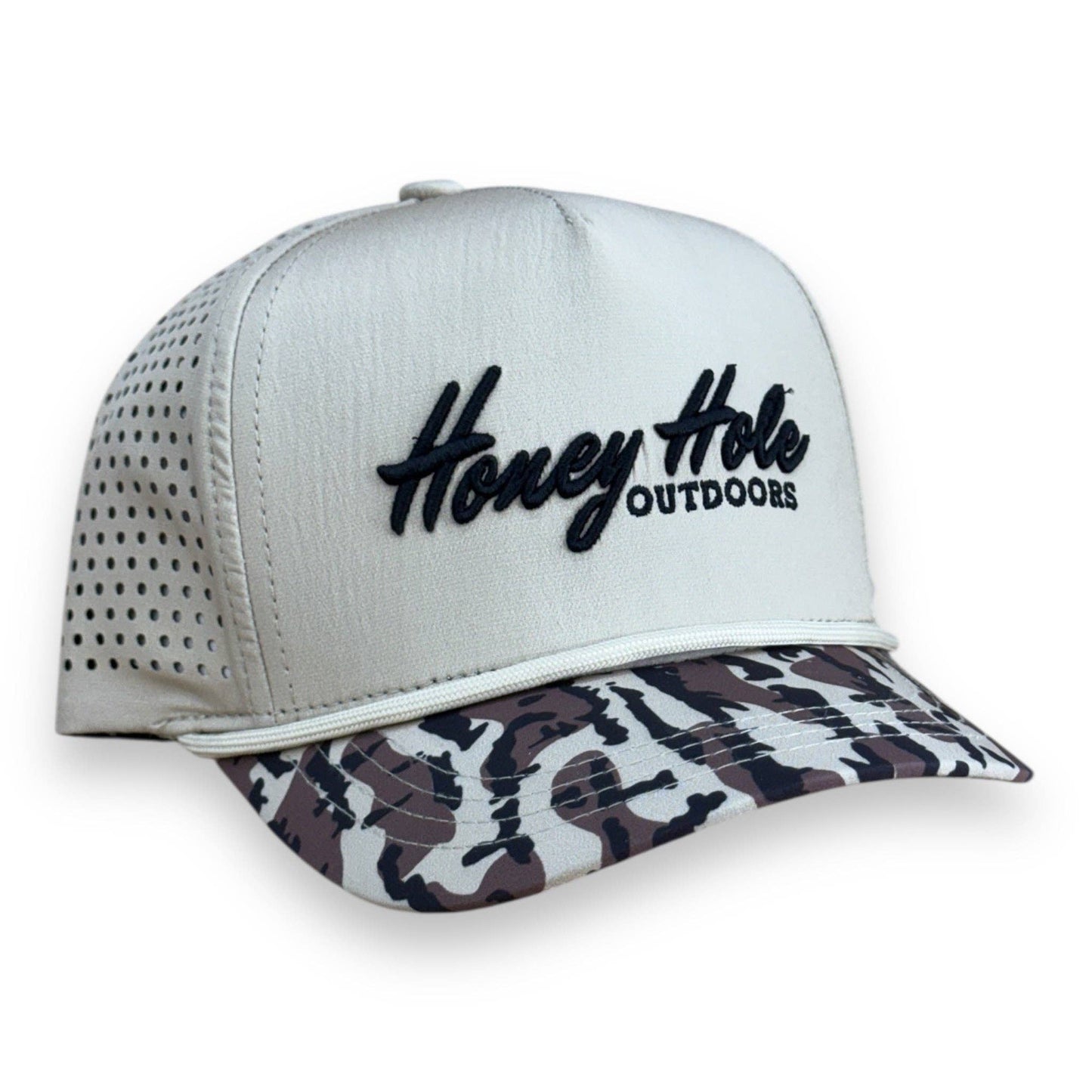 Youth Honey Hole Camo Bill Rope Hat