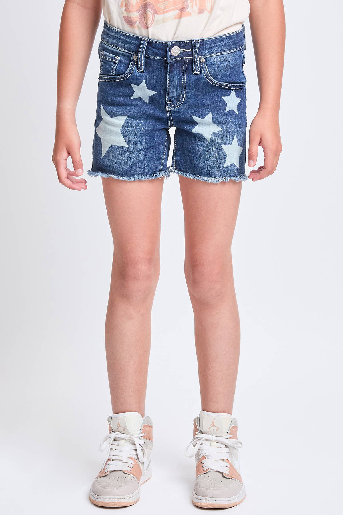 Girls YMI Star Denim Shorts