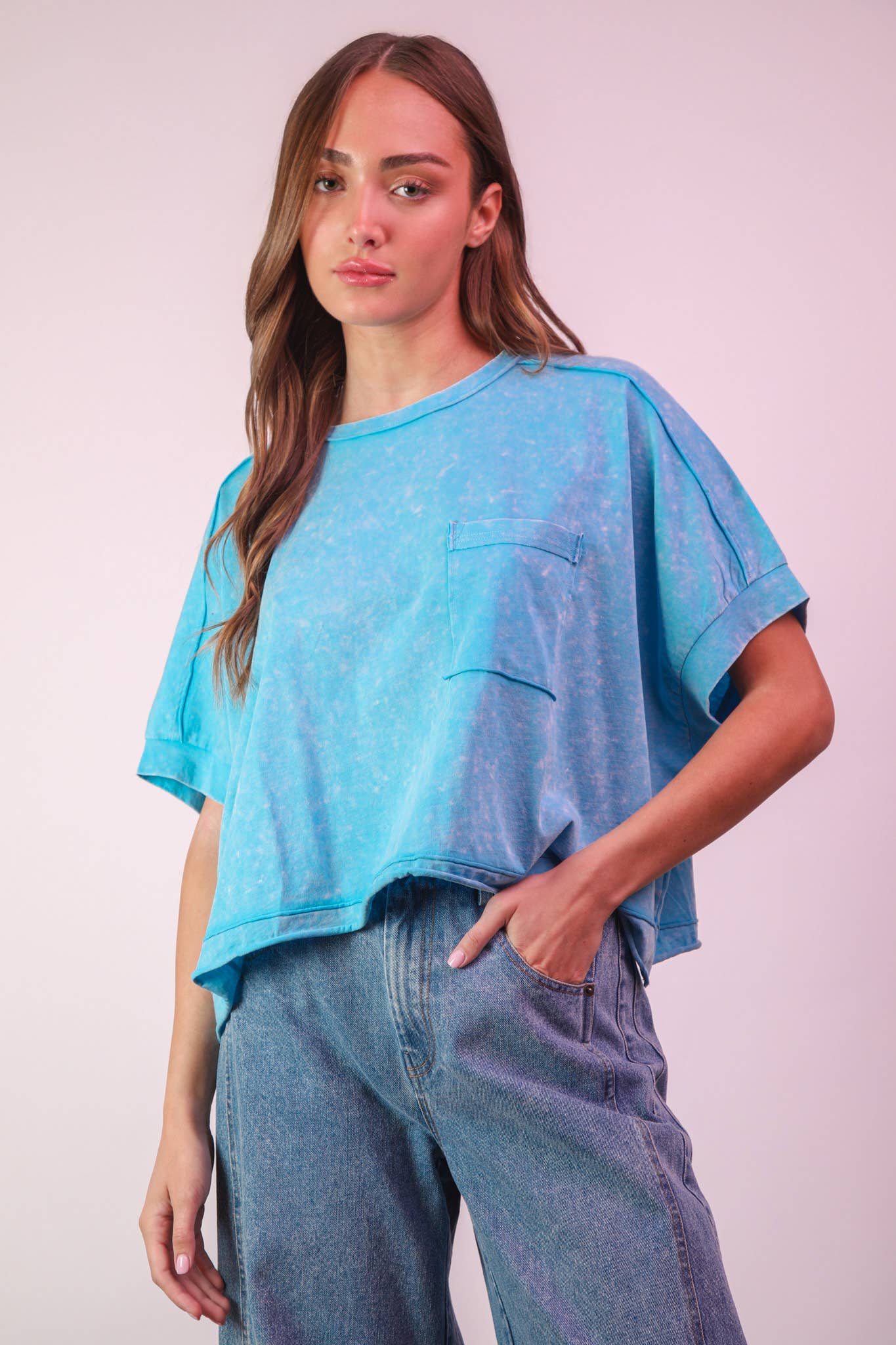 Rockland Mineral Pocket Cropped Tee