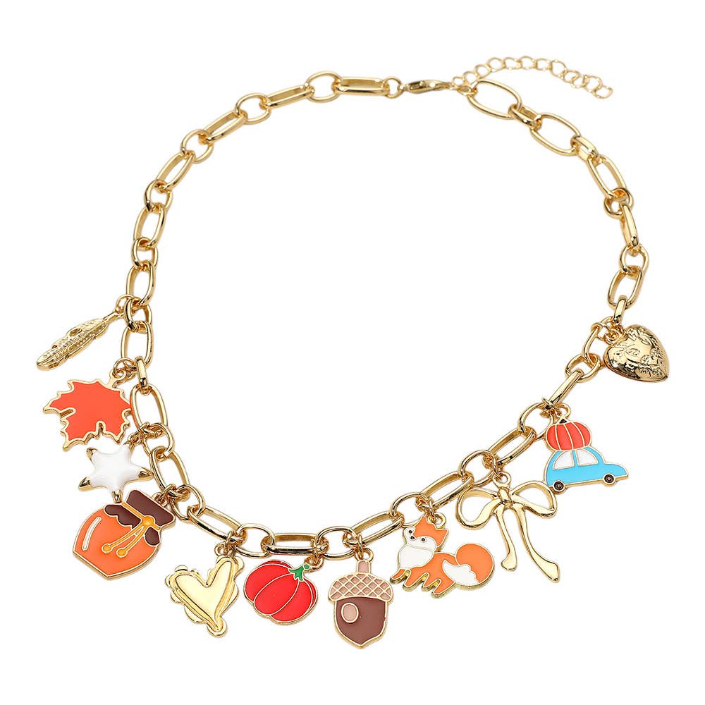 Meadow Fall Charm Necklace