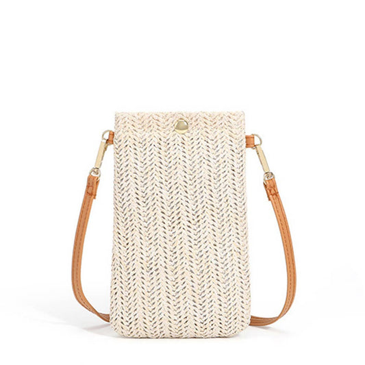 Straw Phone Satchel