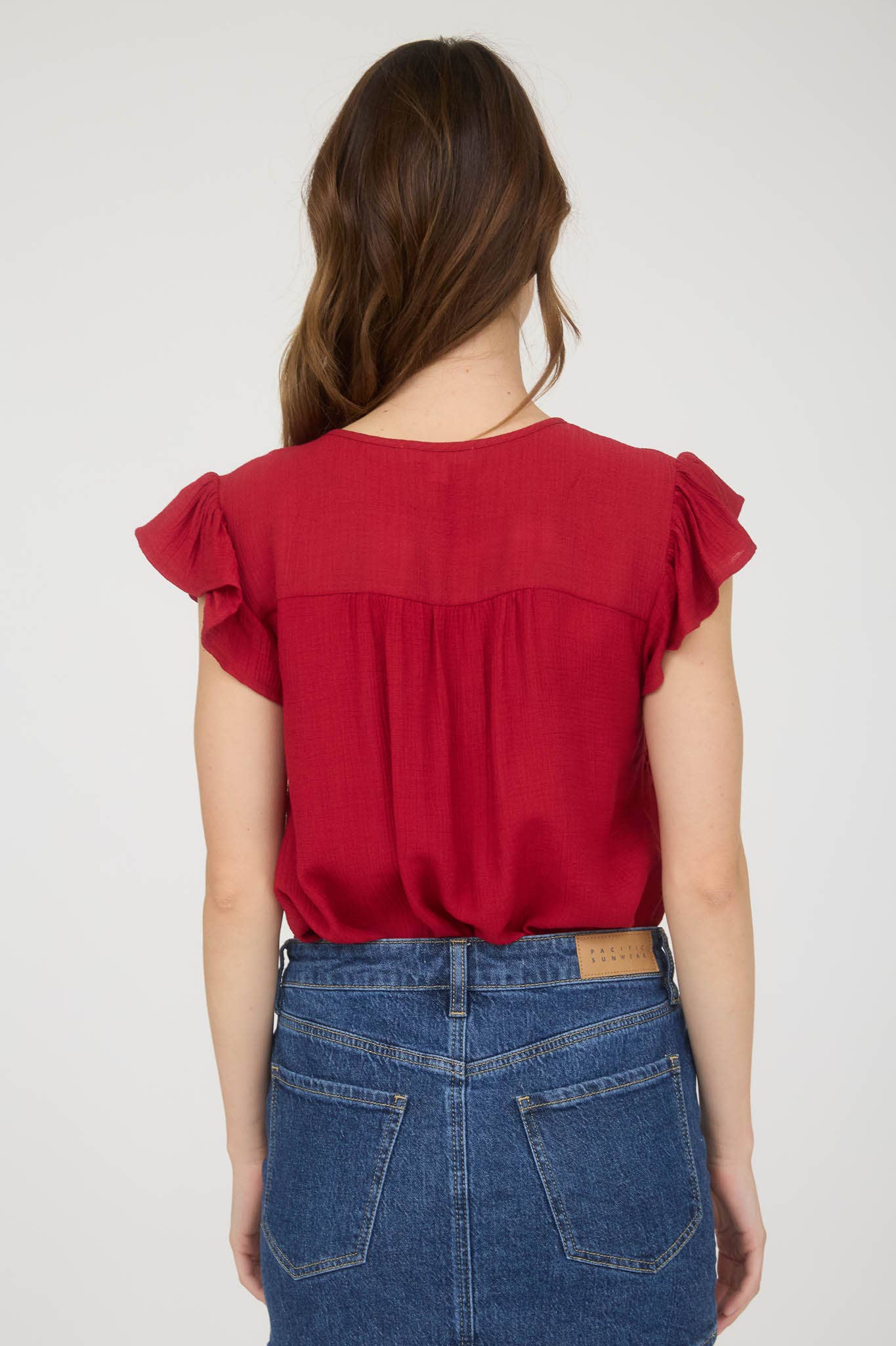 Florence Flutter Sleeve Blouse