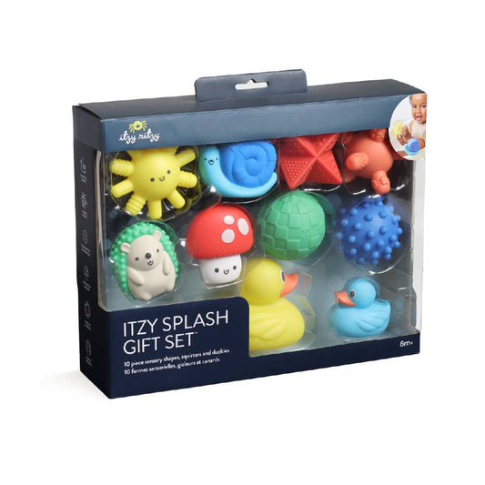 Itzy Ritzy Splash Gift Set™ Soft Bath + Water Toys