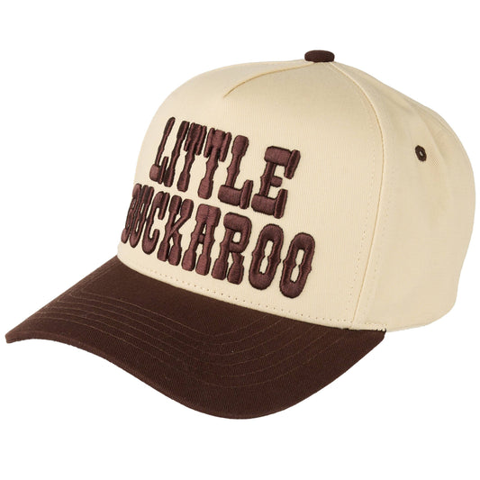 Boys Little Buckaroo Embroidered Brown Hat
