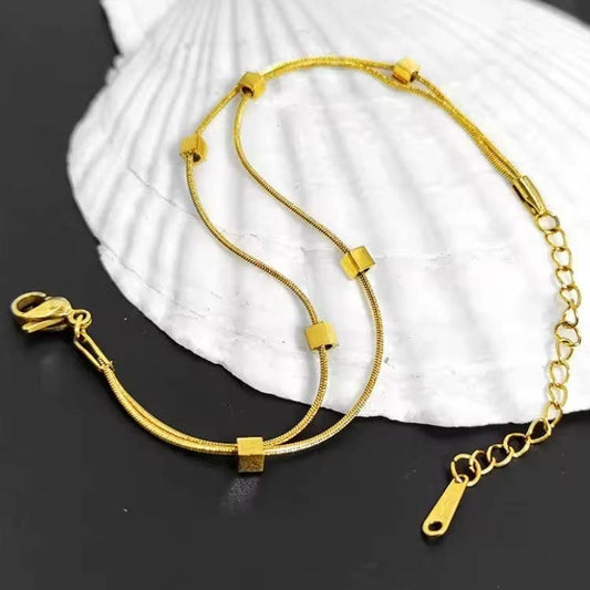 Emerson Block Layered Bracelet